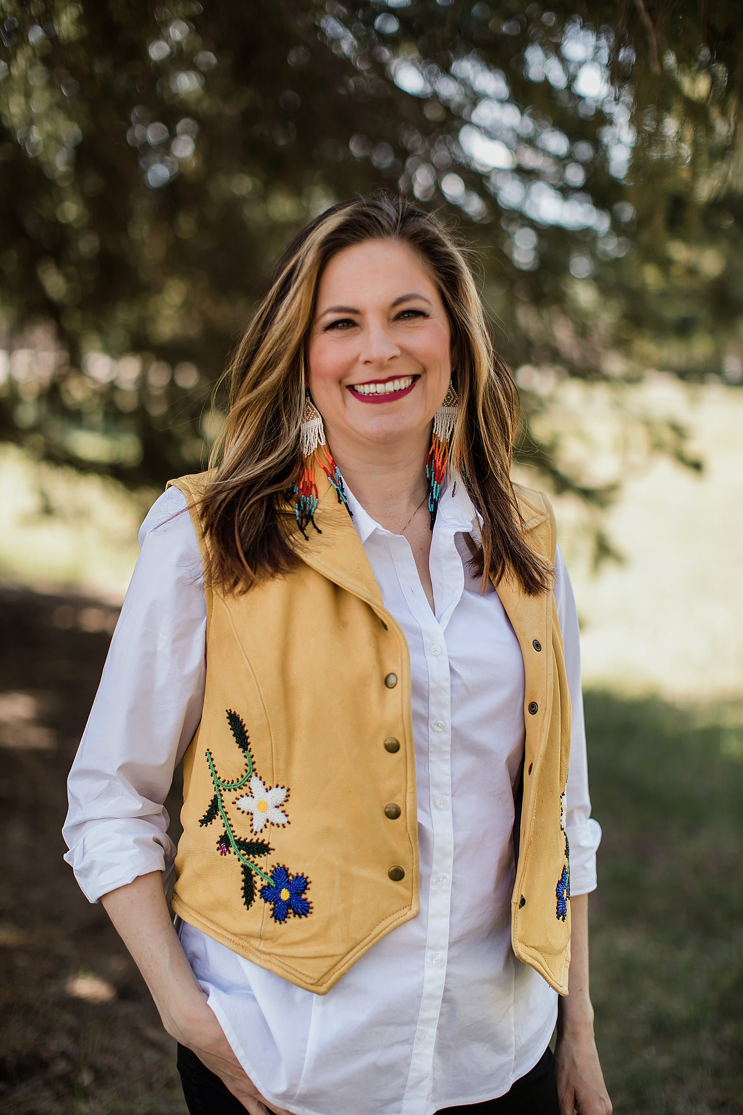 Dr. Melanie Brice is the inaugural Gabriel Dumont Research Chair in Métis/Michif Education. (Photo by Tenille Campbell)