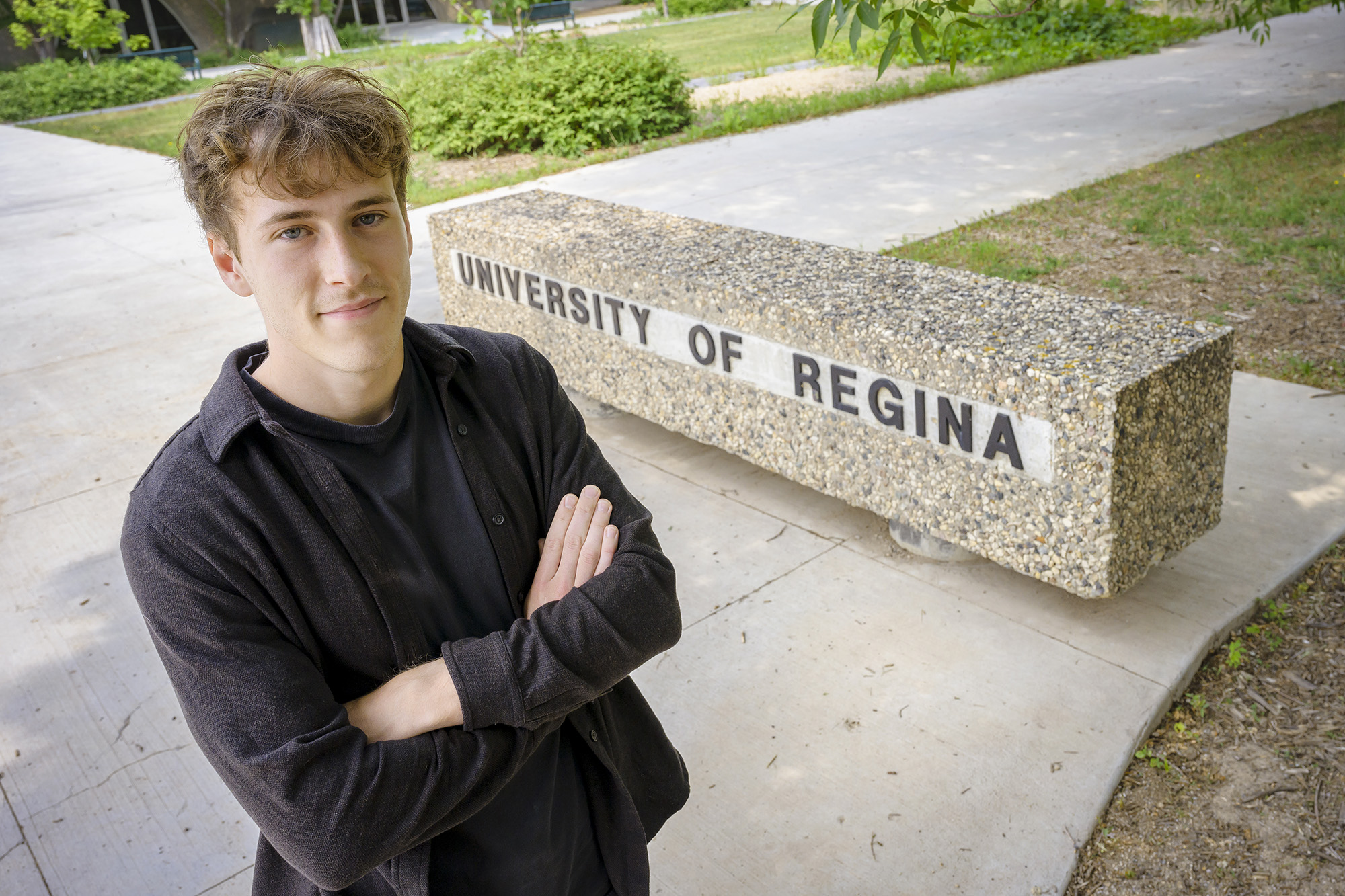 Economics student Jacob Smith found that excessive buying behaviour became even worse for about a third of consumers who were shopaholics before COVID. (Photo by Trevor Hopkin)