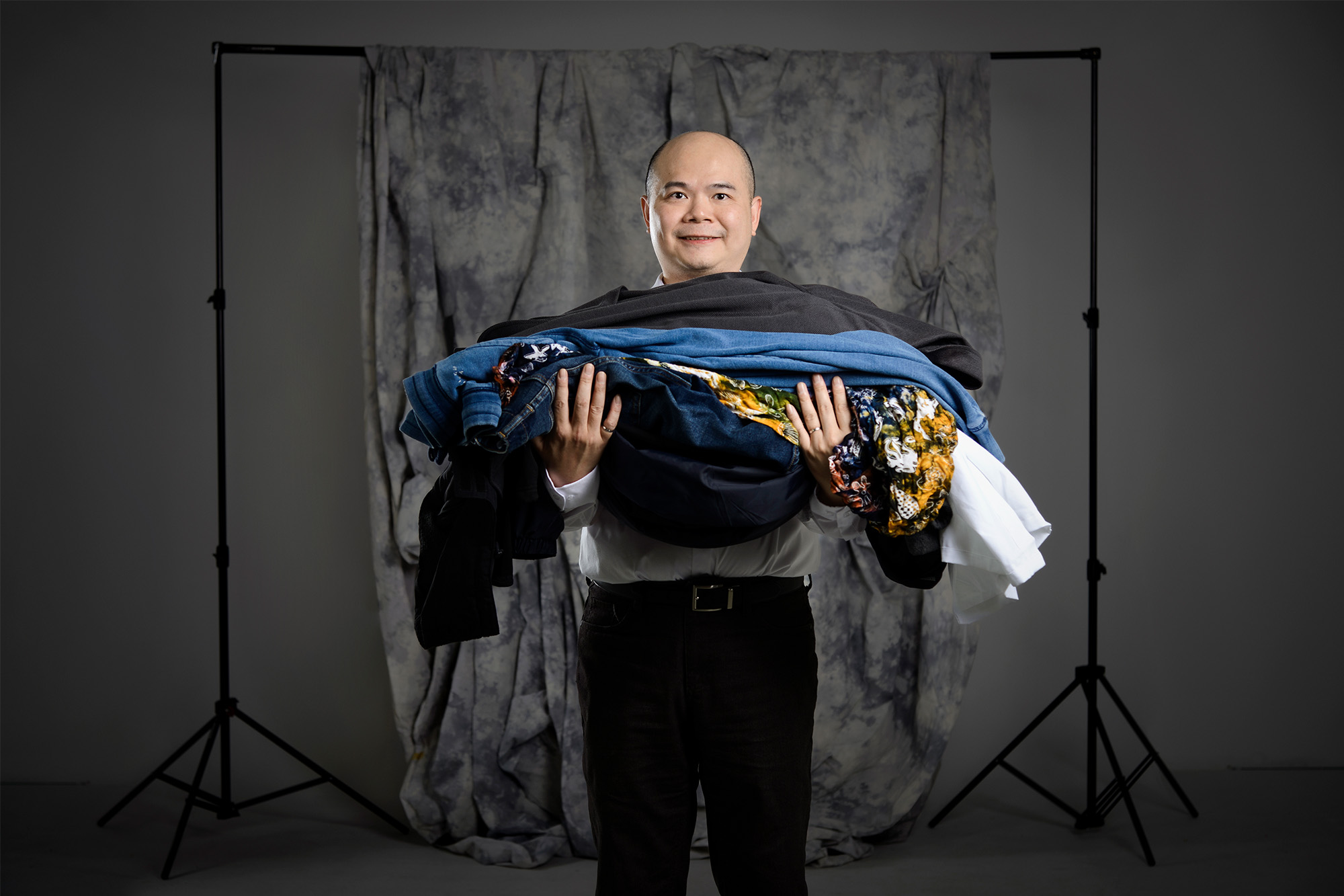 Dr. Kelvin Tsun Wai Ng says better managing clothing and textiles domestically will help support a healthier circular economy. (Photo by Trevor Hopkin)