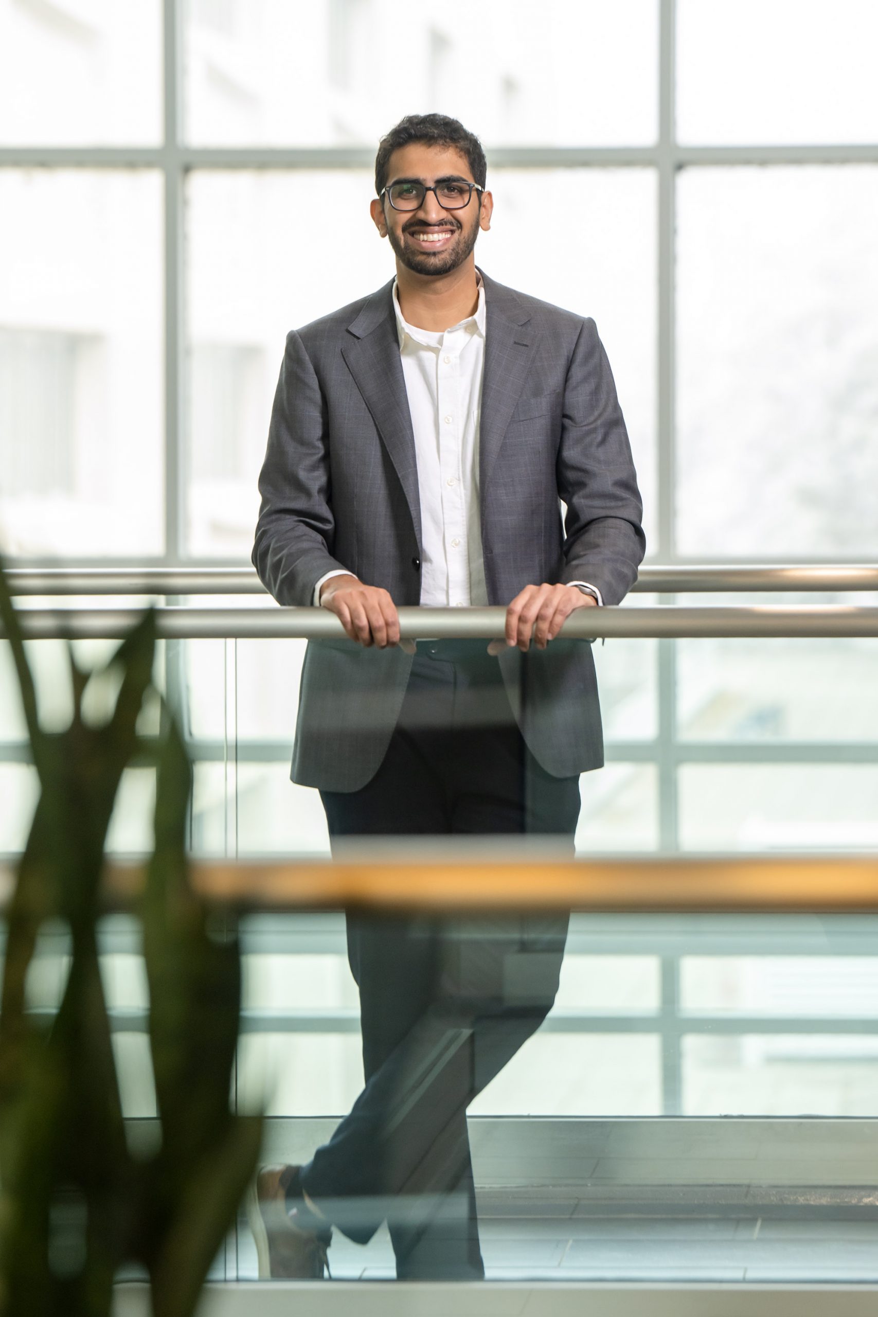 Dr. Affan Shoukat was awarded a Canada-France AI grant for stronger outbreak responses. (Photo by Trevor Hopkin)