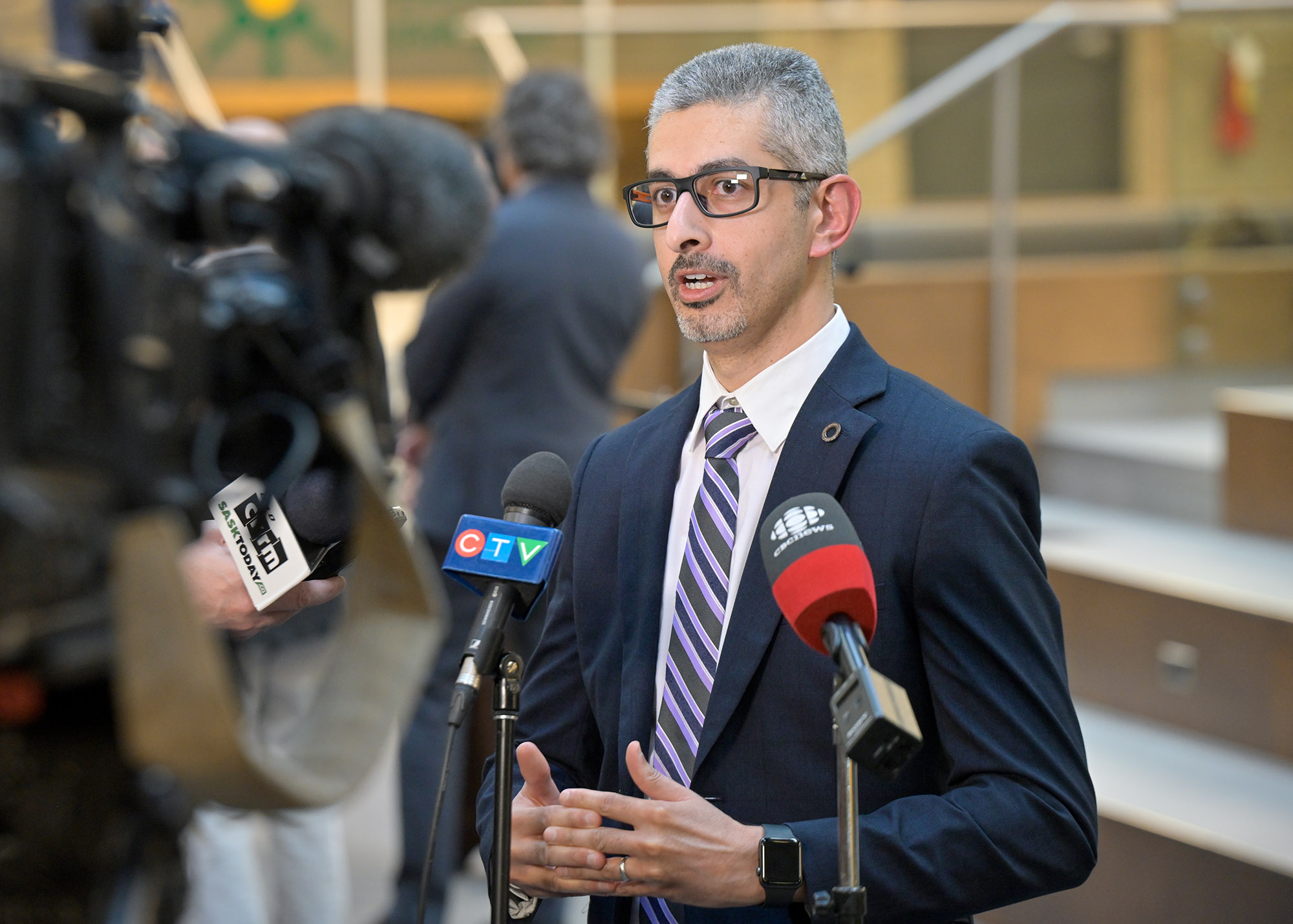 Dr. Omar El-Halfawy received funding to help combat antimicrobial resistance. (Photo by Trevor Hopkin)