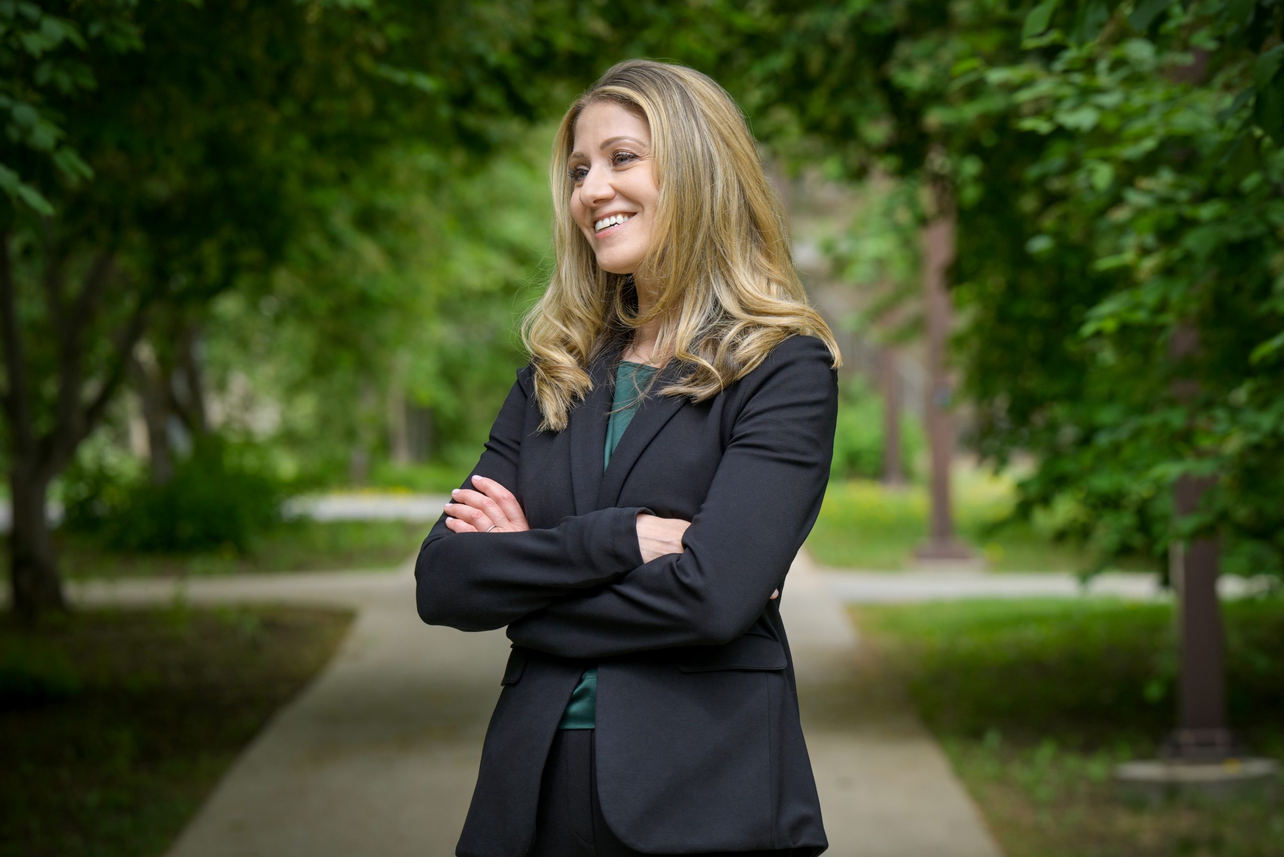 Dr. Amber Fletcher says climate disasters don’t affect everyone equally. (Photo by Trevor Hopkin)